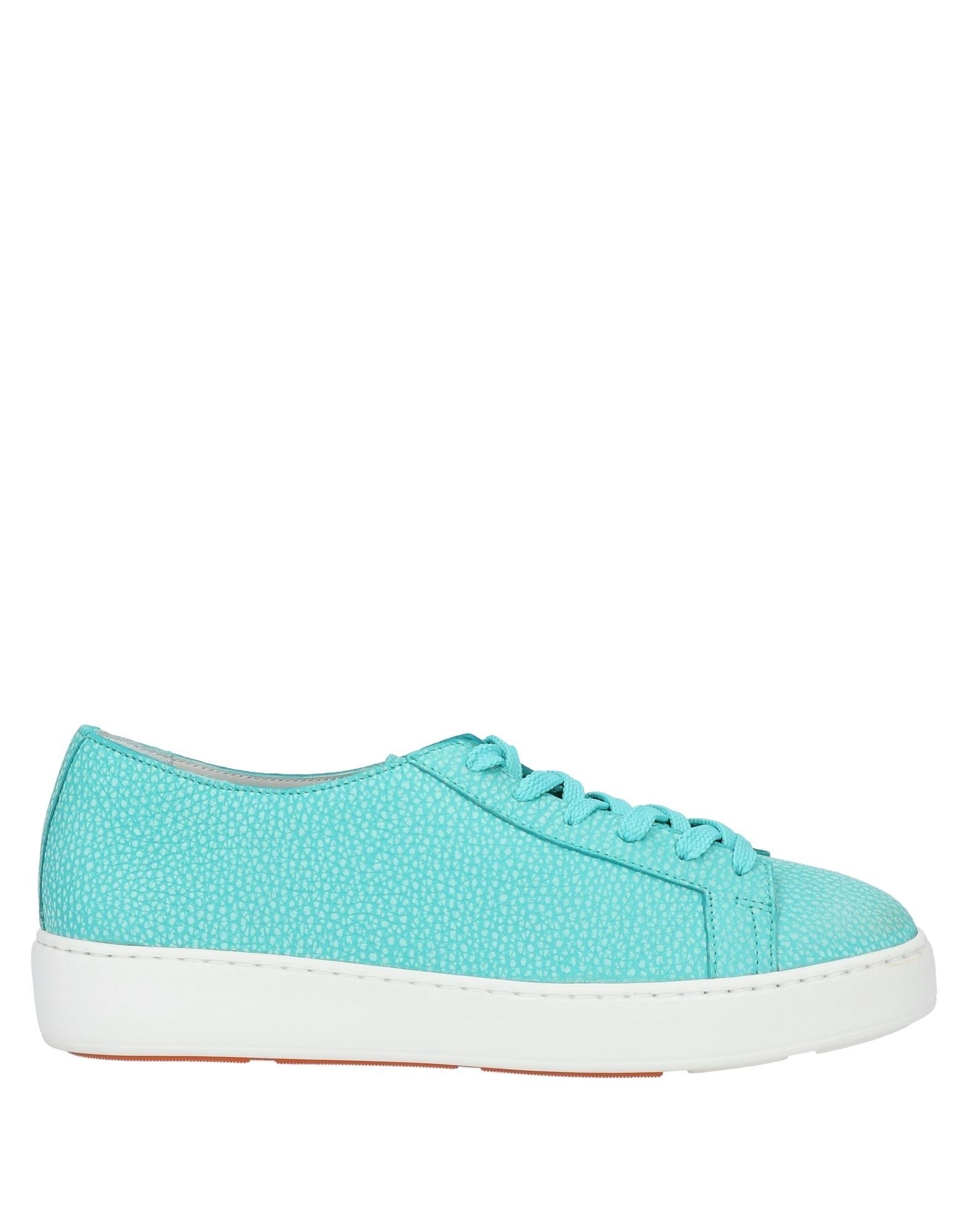 Santoni Sneakers In Turquoise