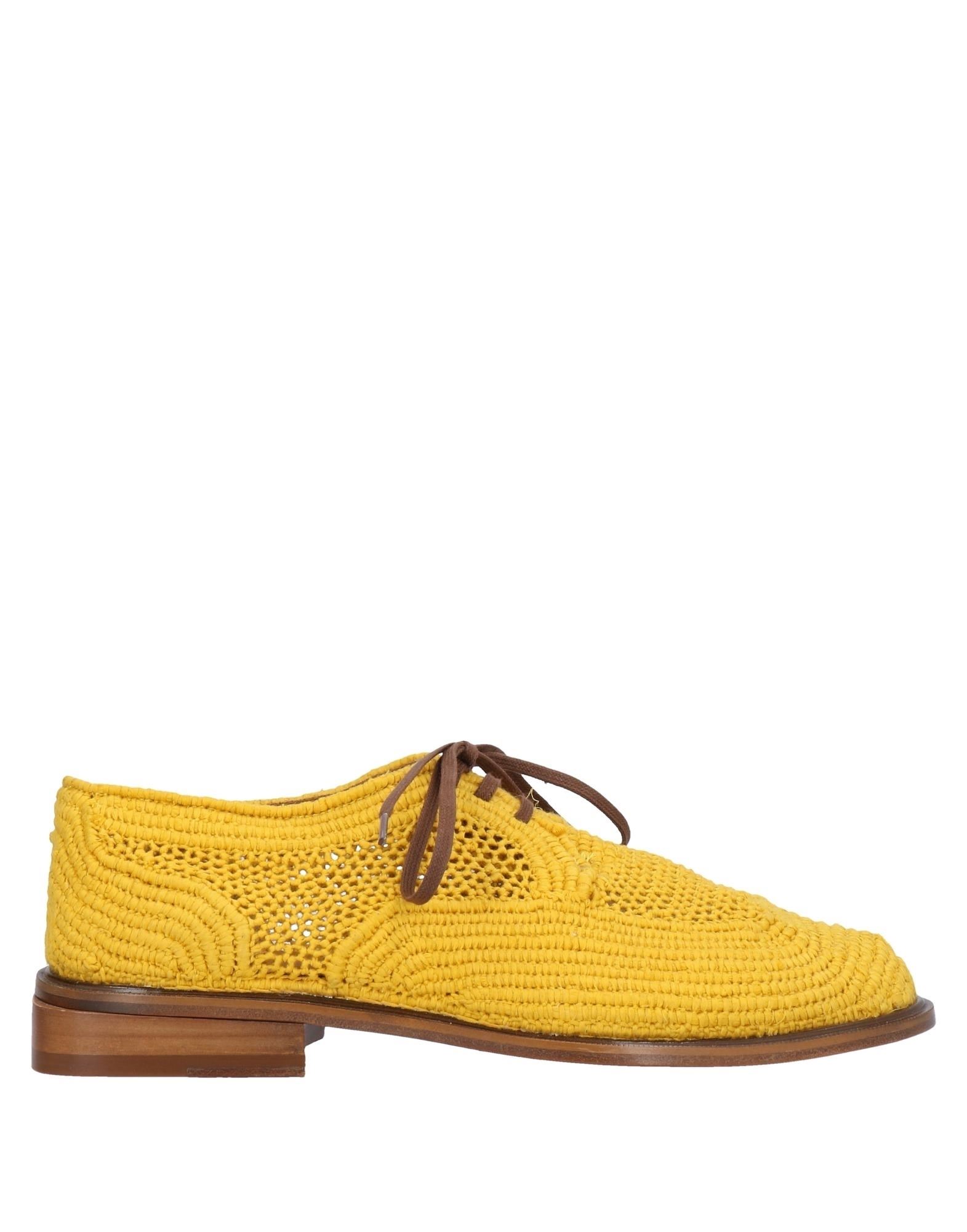 Clergerie Lace-up Shoes In Yellow