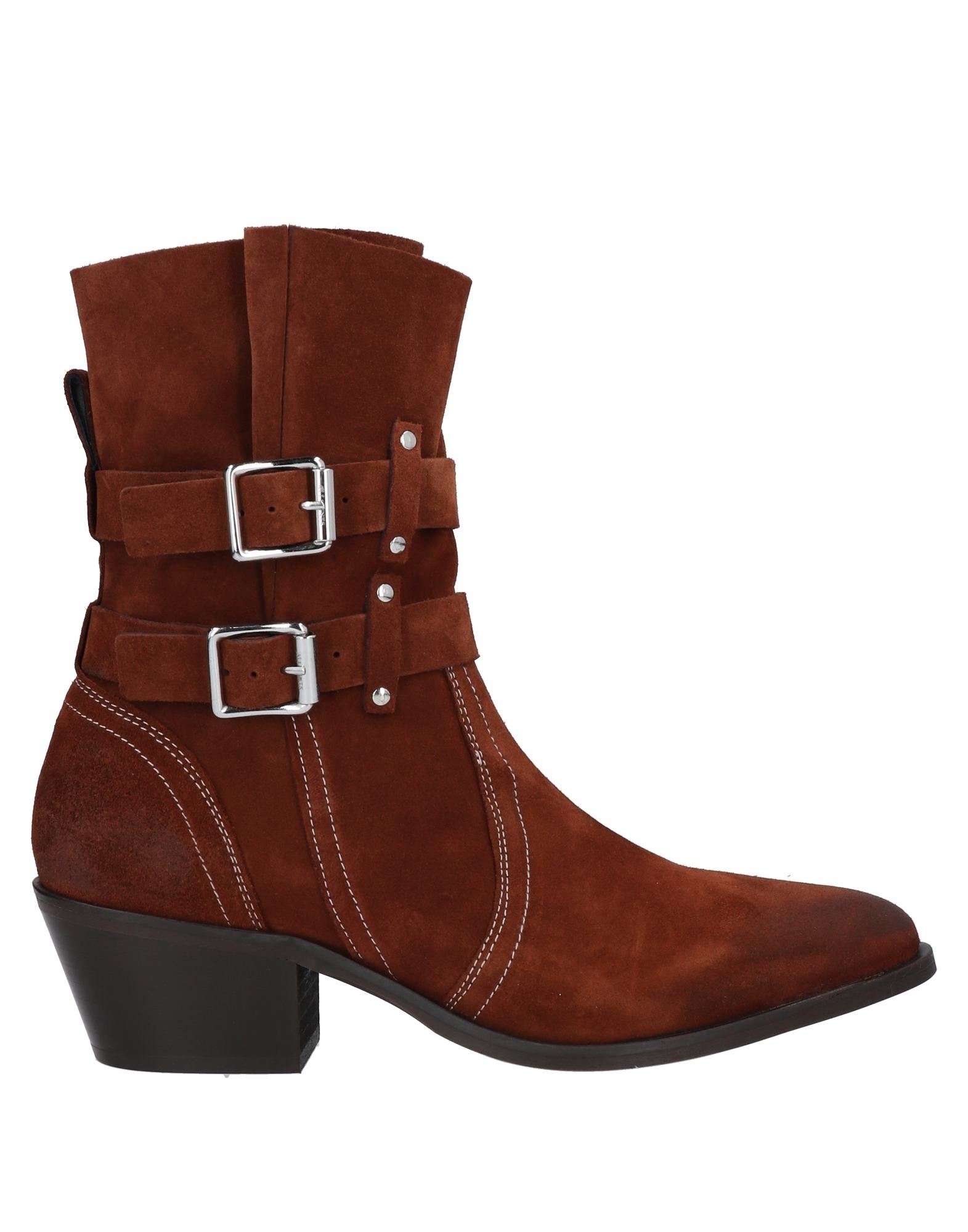 Allsaints Ankle Boots In Rust