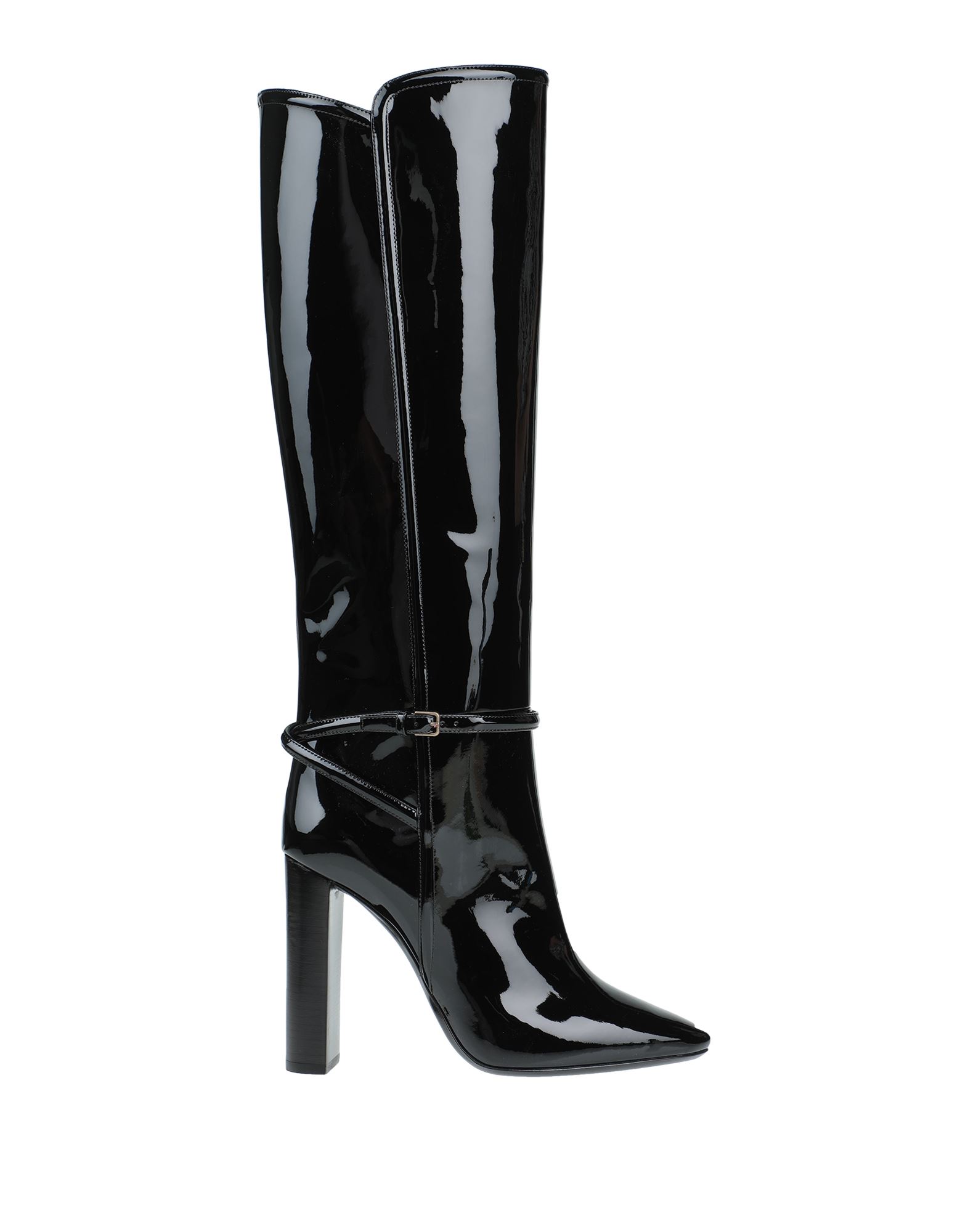 Saint Laurent 76 Boots In Patent Leather In Black