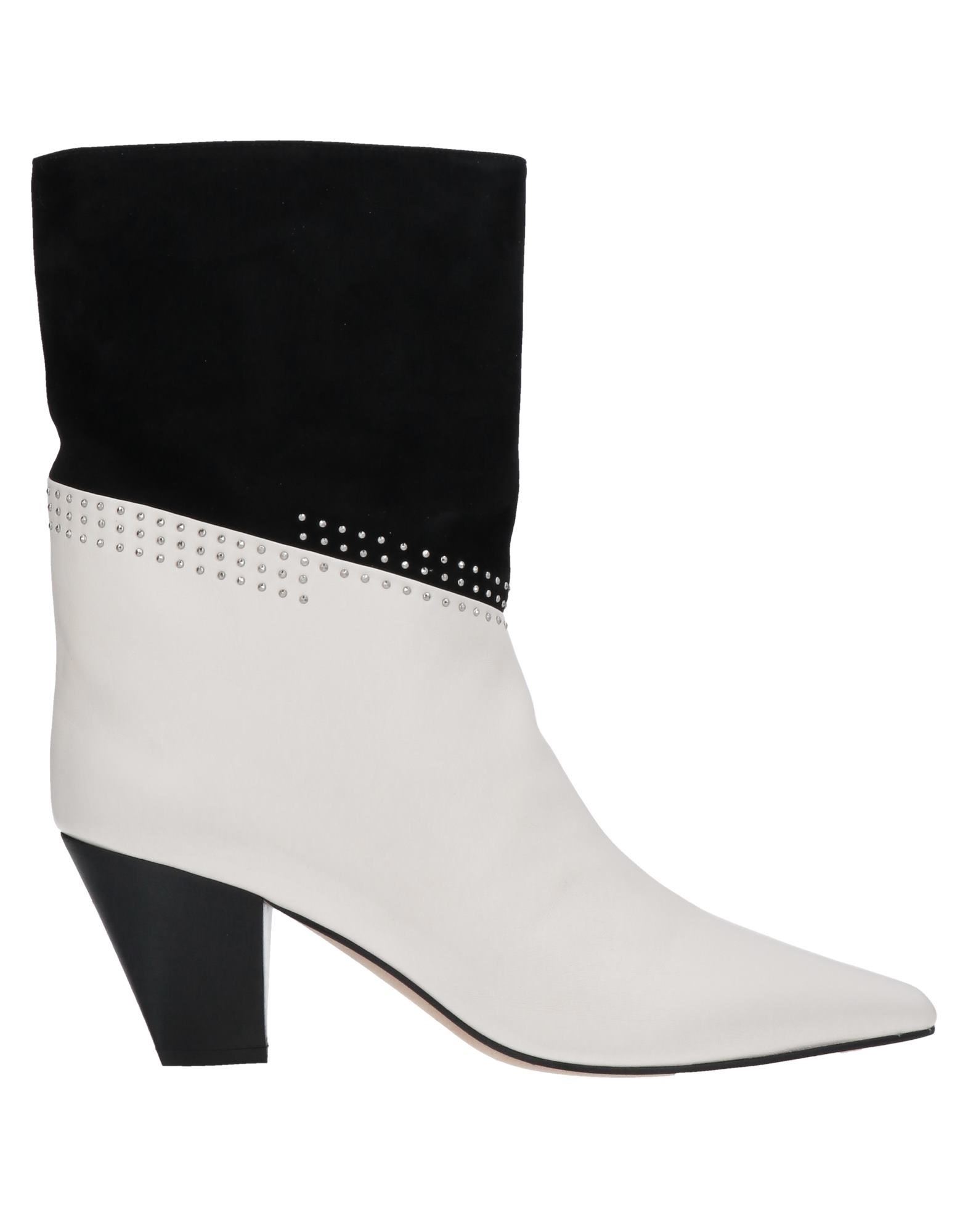 Shop Jimmy Choo Woman Ankle Boots White Size 6 Soft Leather