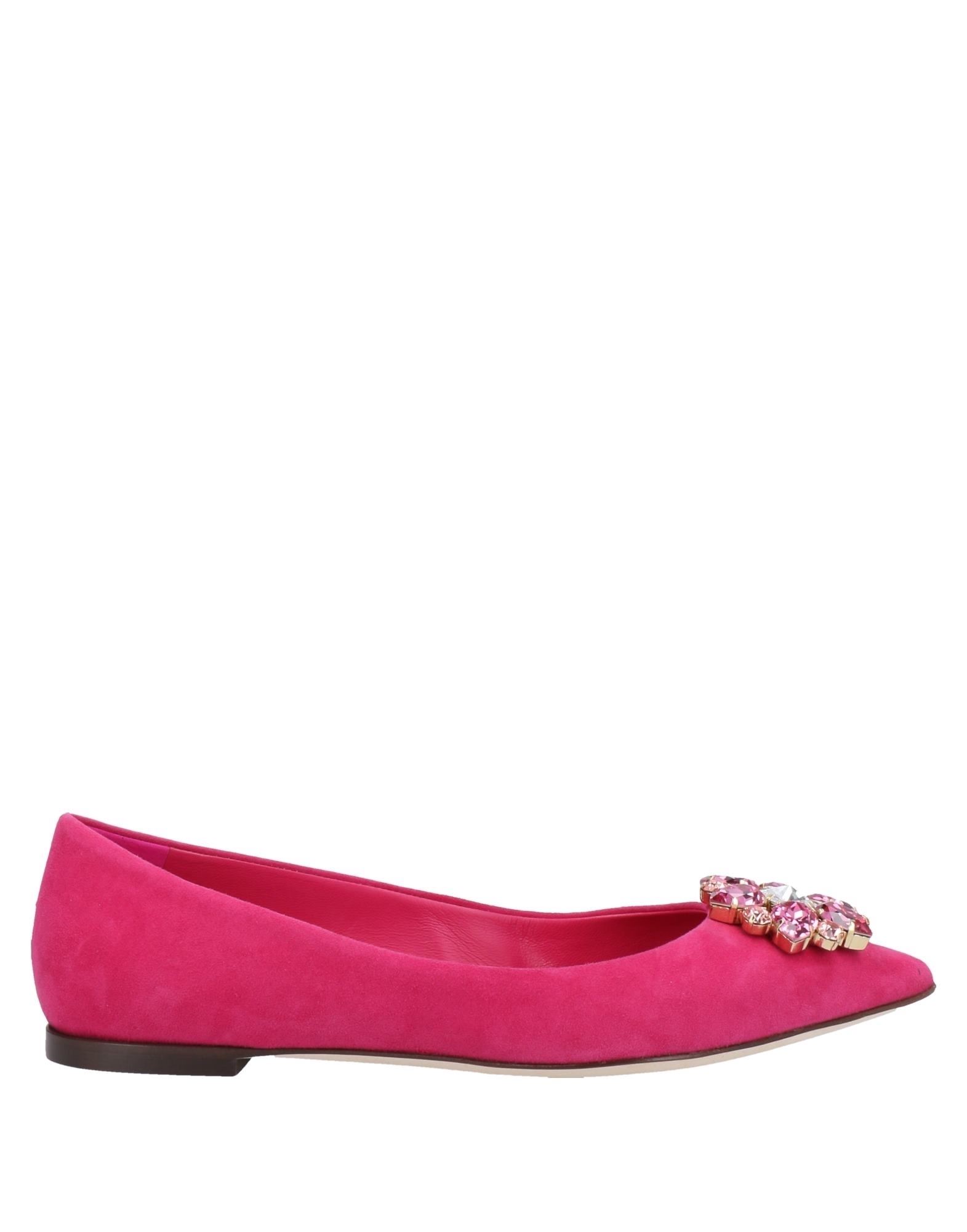 Dolce & Gabbana Ballet Flats In Fuchsia
