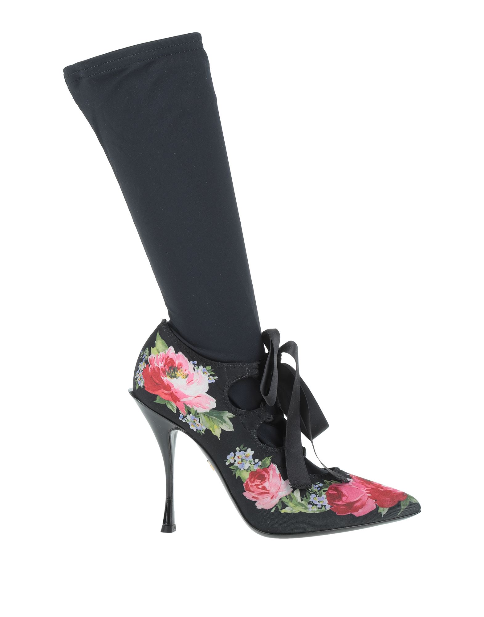 Dolce & Gabbana Knee Boots In Black