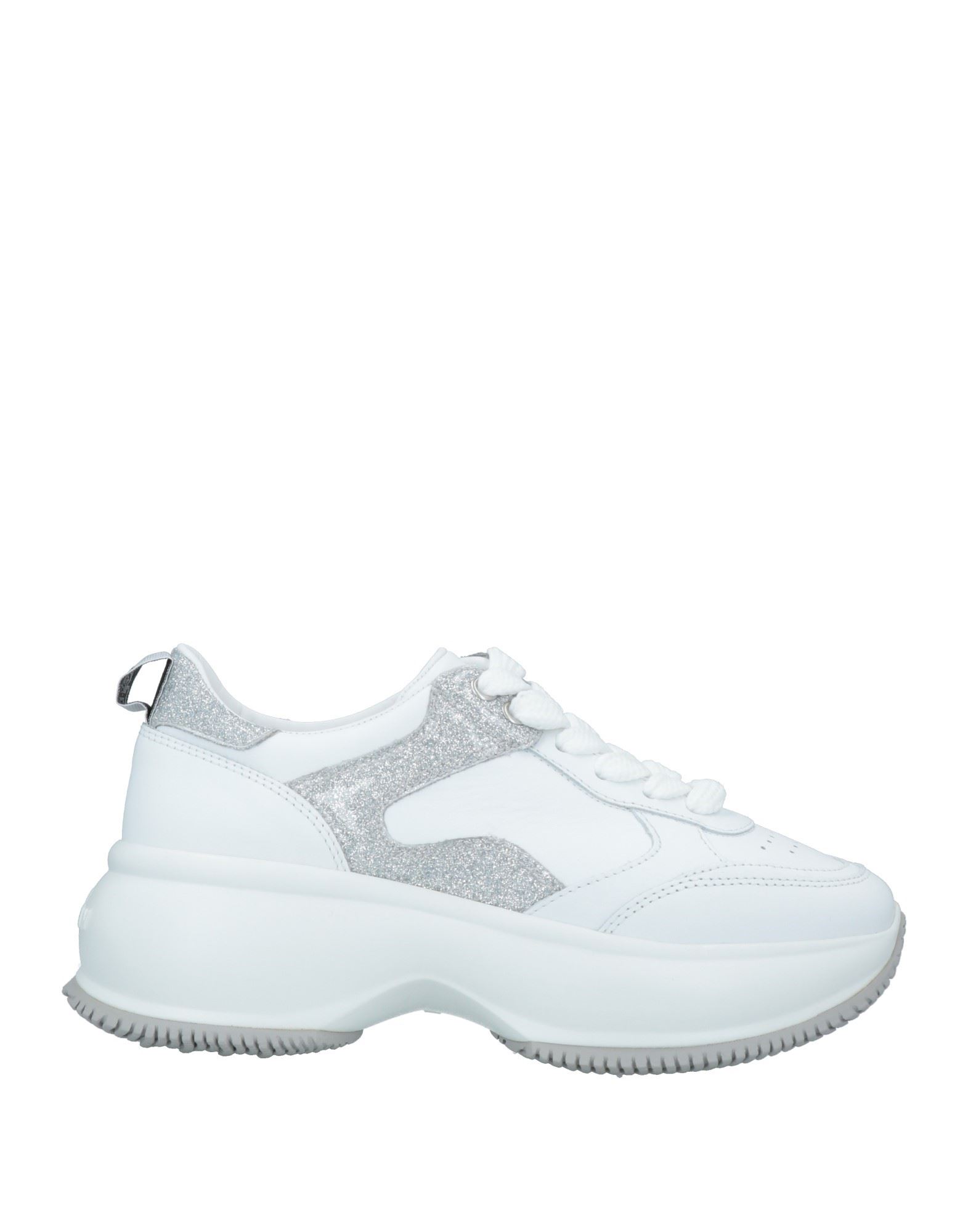 Shop Hogan Woman Sneakers White Size 7 Soft Leather