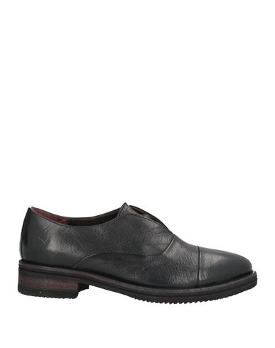 Calpierre Woman Lace-up Shoes Black Size 5 Soft Leather In Black