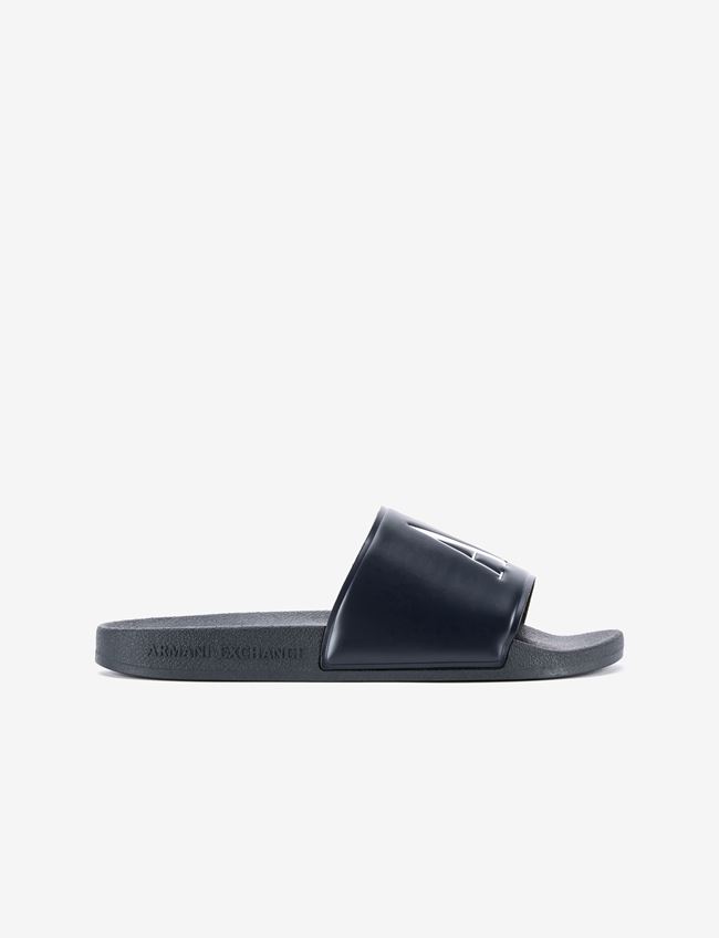 Armani Exchange Sandalo Blu Navy Poliestere