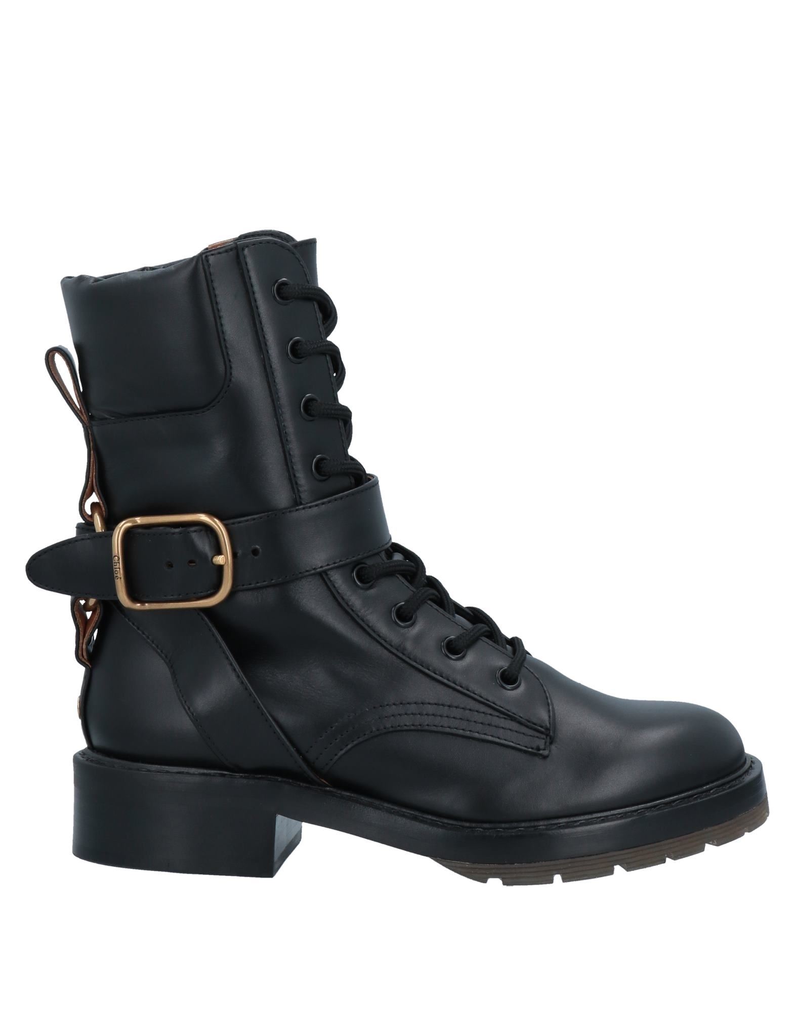 Chloé Ankle Boots In Black