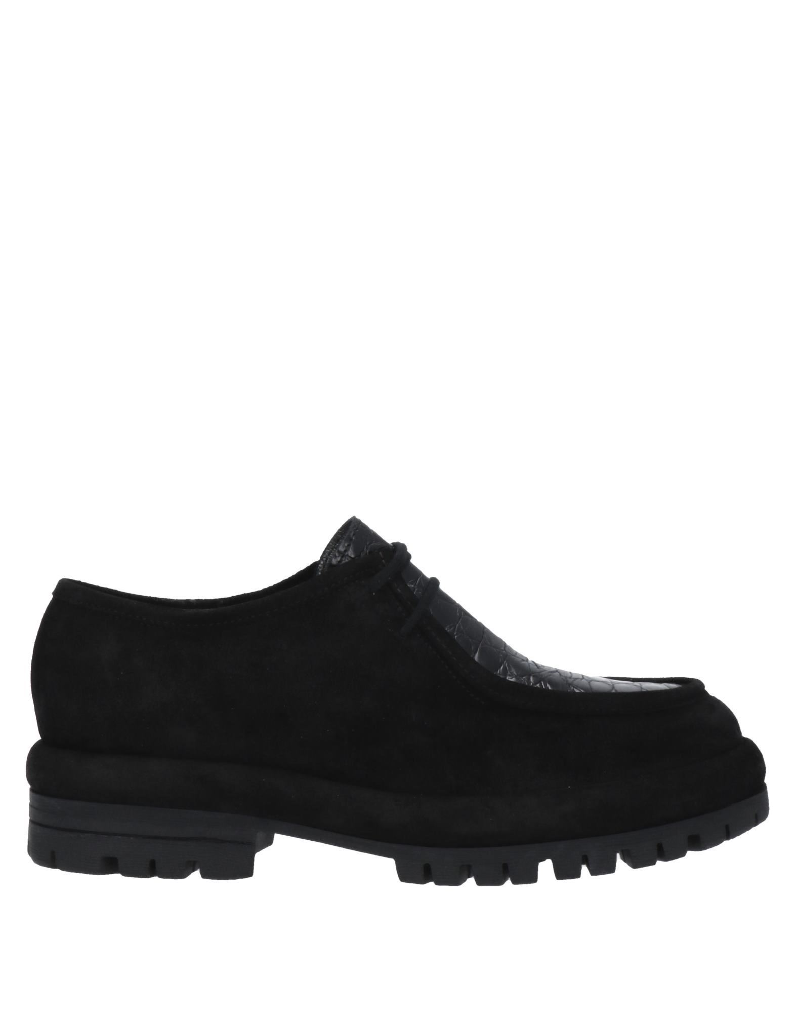 Paola Ferri Lace-up Shoes In Black