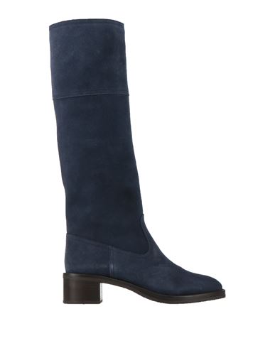 L'autre Chose L' Autre Chose Woman Boot Navy Blue Size 11 Soft Leather