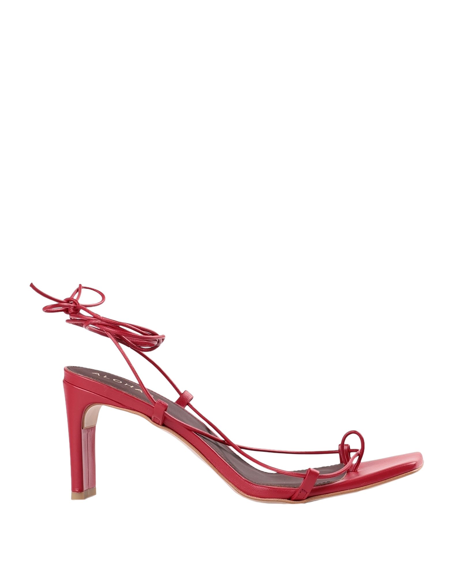 Alohas Toe Strap Sandals In Red