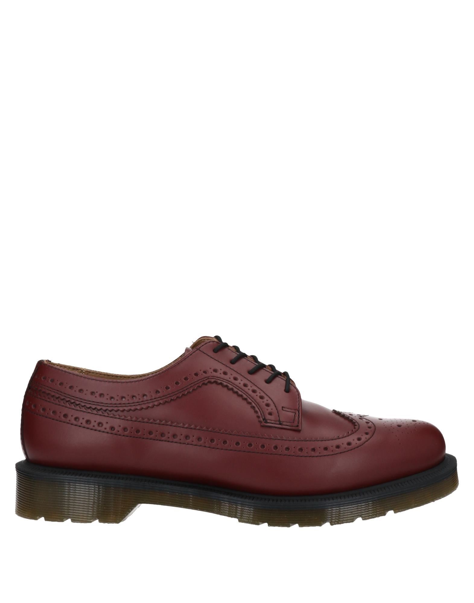 Dr. Martens Lace-up Shoes In Maroon