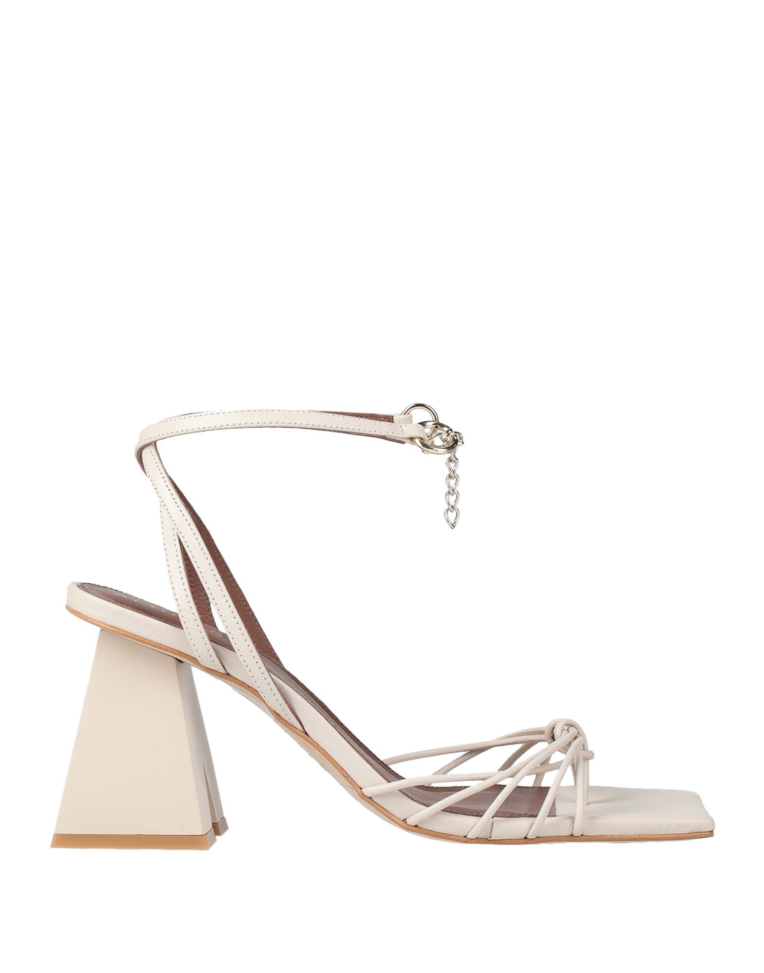 Alohas Toe Strap Sandals In White