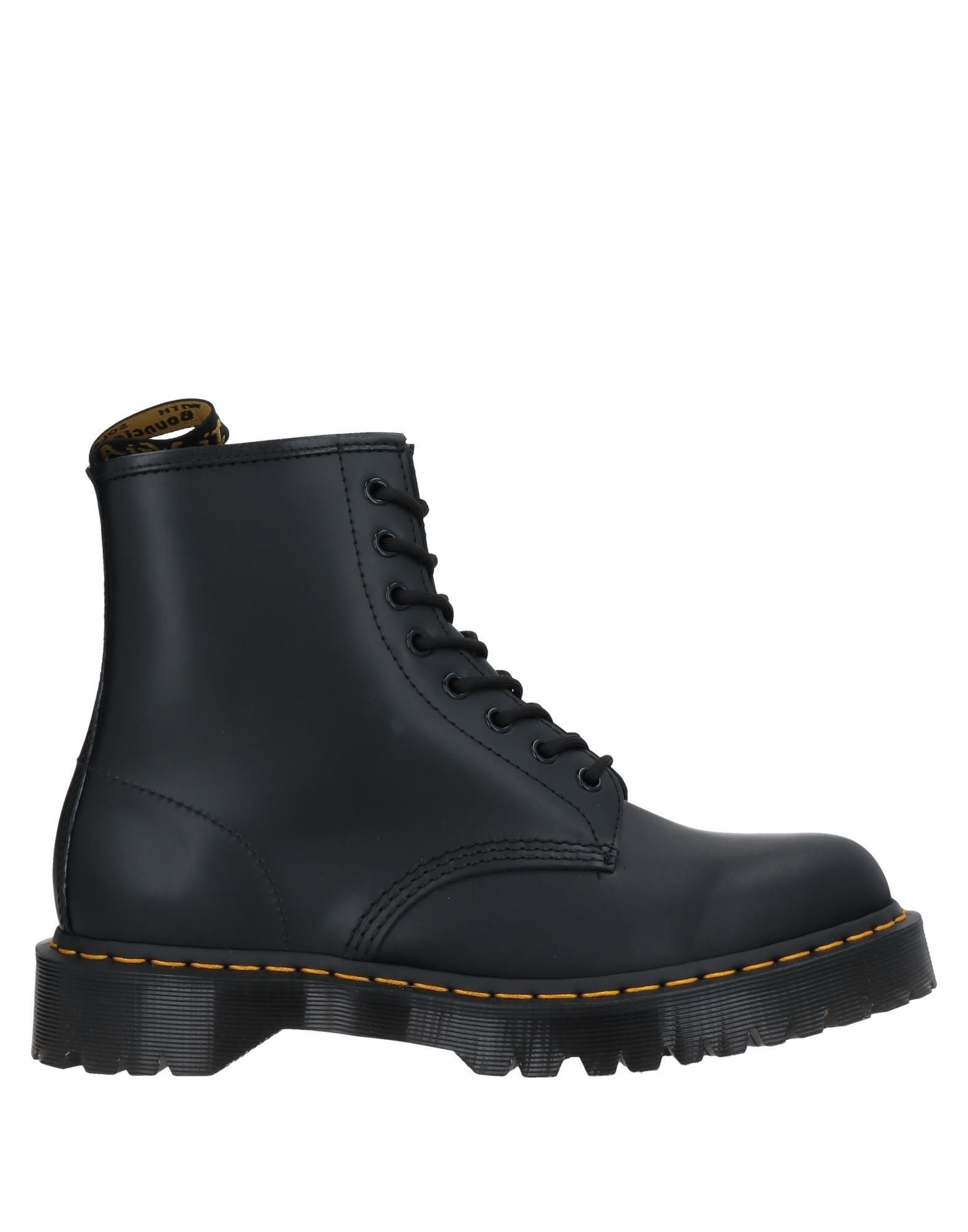 Dr. Martens 1460 Greasy Ankle Boots In Black In Black