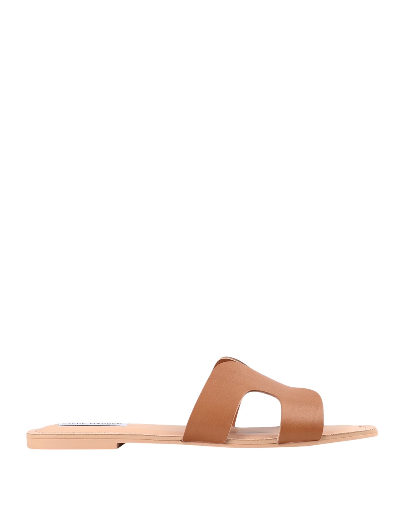 Shop Steve Madden Zarnia Sandal Woman Sandals Tan Size 7.5 Soft Leather In Brown