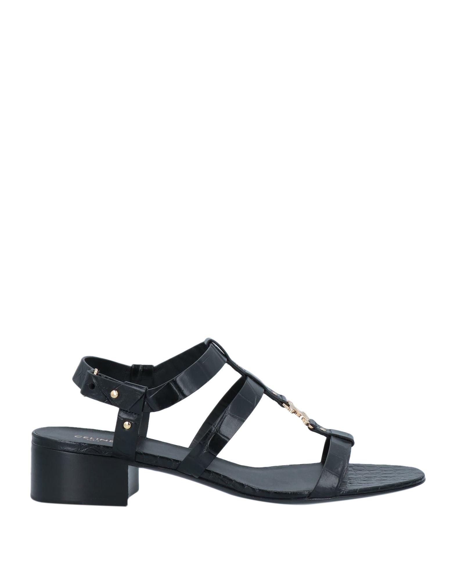 Celine Sandals In Black | ModeSens