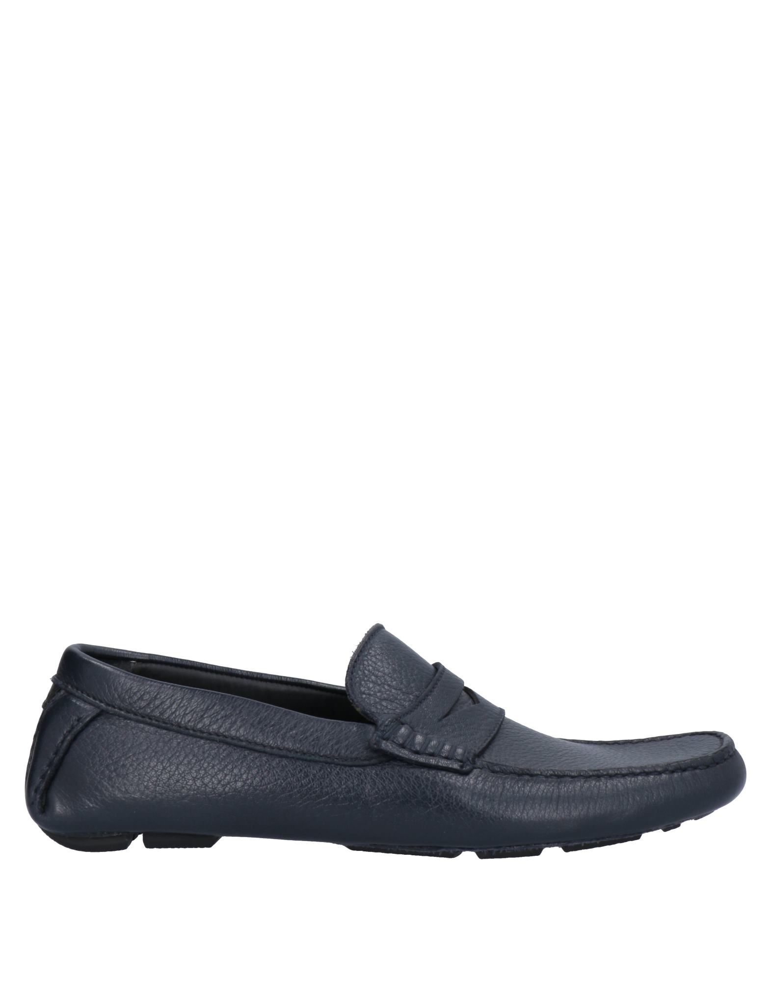A.testoni Loafers In Dark Blue