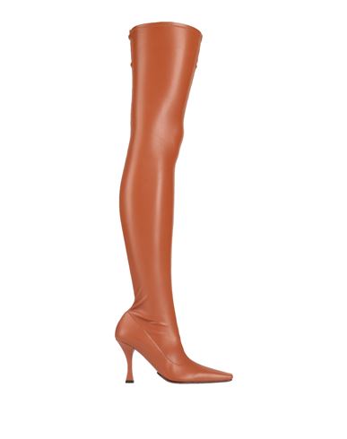 Proenza Schouler Woman Boot Tan Size 7 Textile Fibers In Brown
