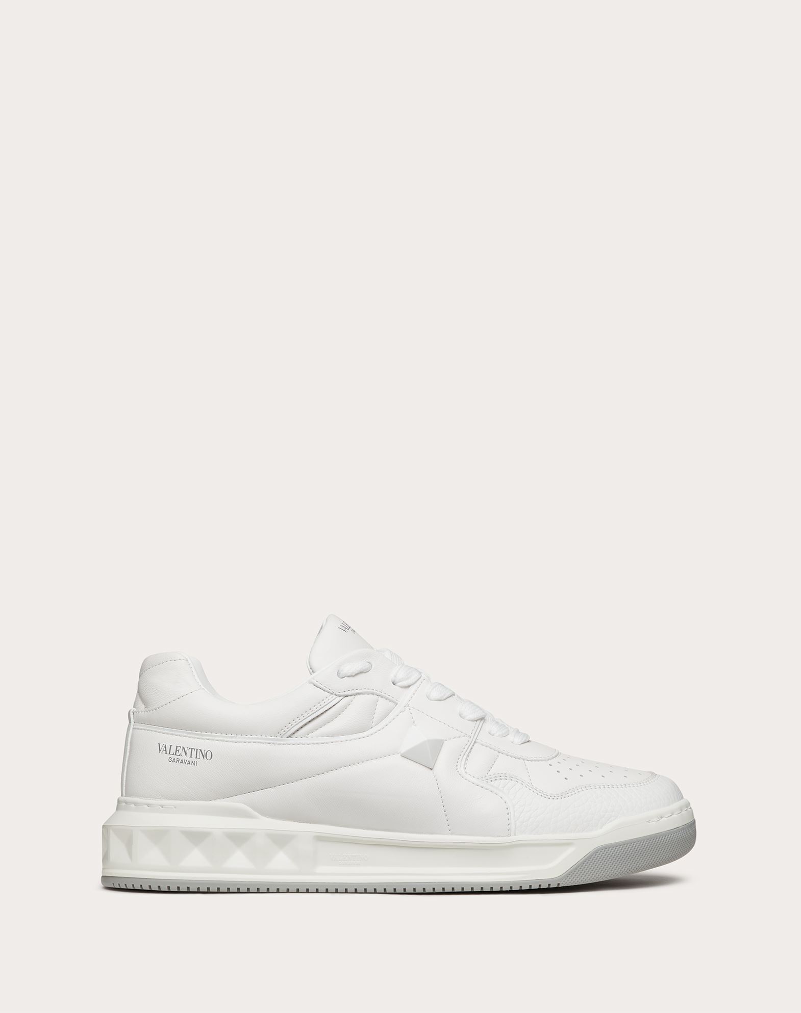 ONE STUD LOW-TOP NAPPA SNEAKER for Woman | Valentino Online Boutique