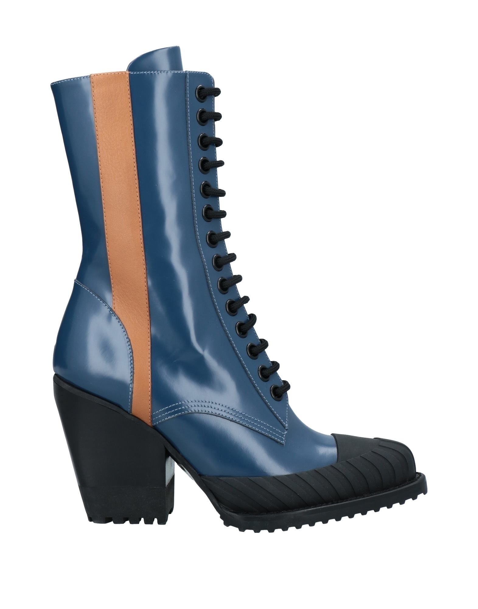 Chloé Ankle Boots In Pastel Blue