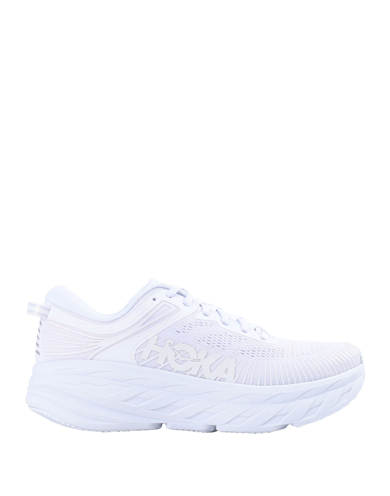 Hoka Bondi 7 Rubber-trimmed Mesh Sneakers In White