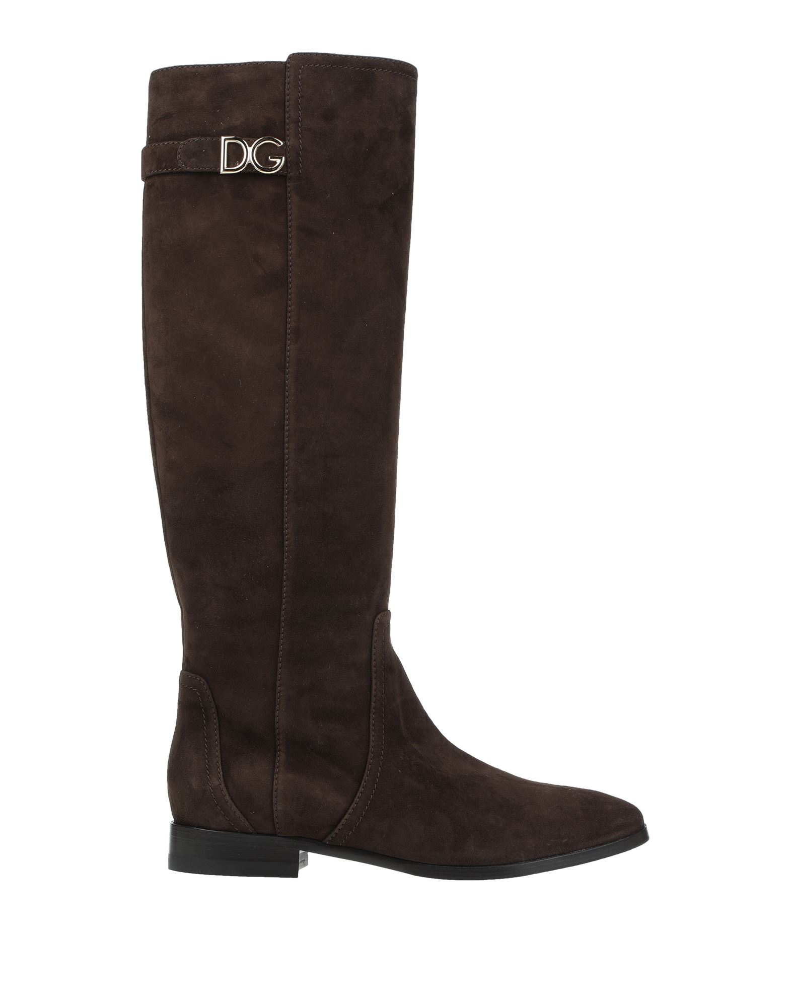 Dolce & Gabbana Knee Boots In Brown