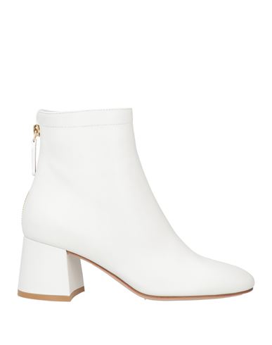 Gianvito Rossi Woman Ankle Boots White Size 5 Calfskin