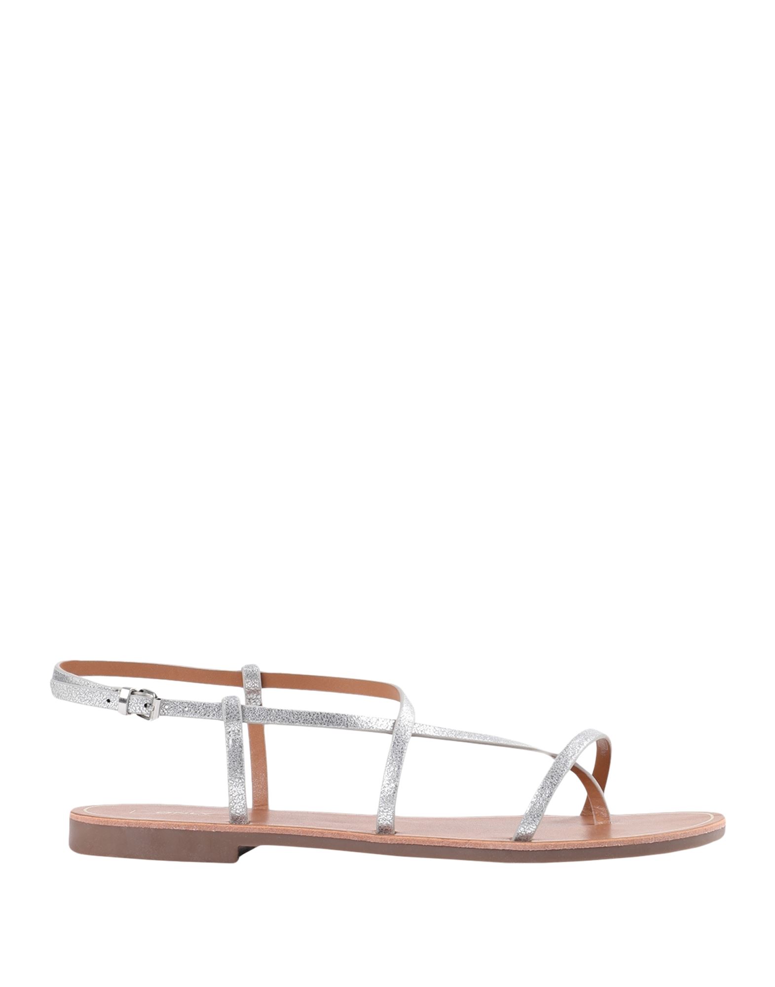Only Toe Strap Sandals In Silver