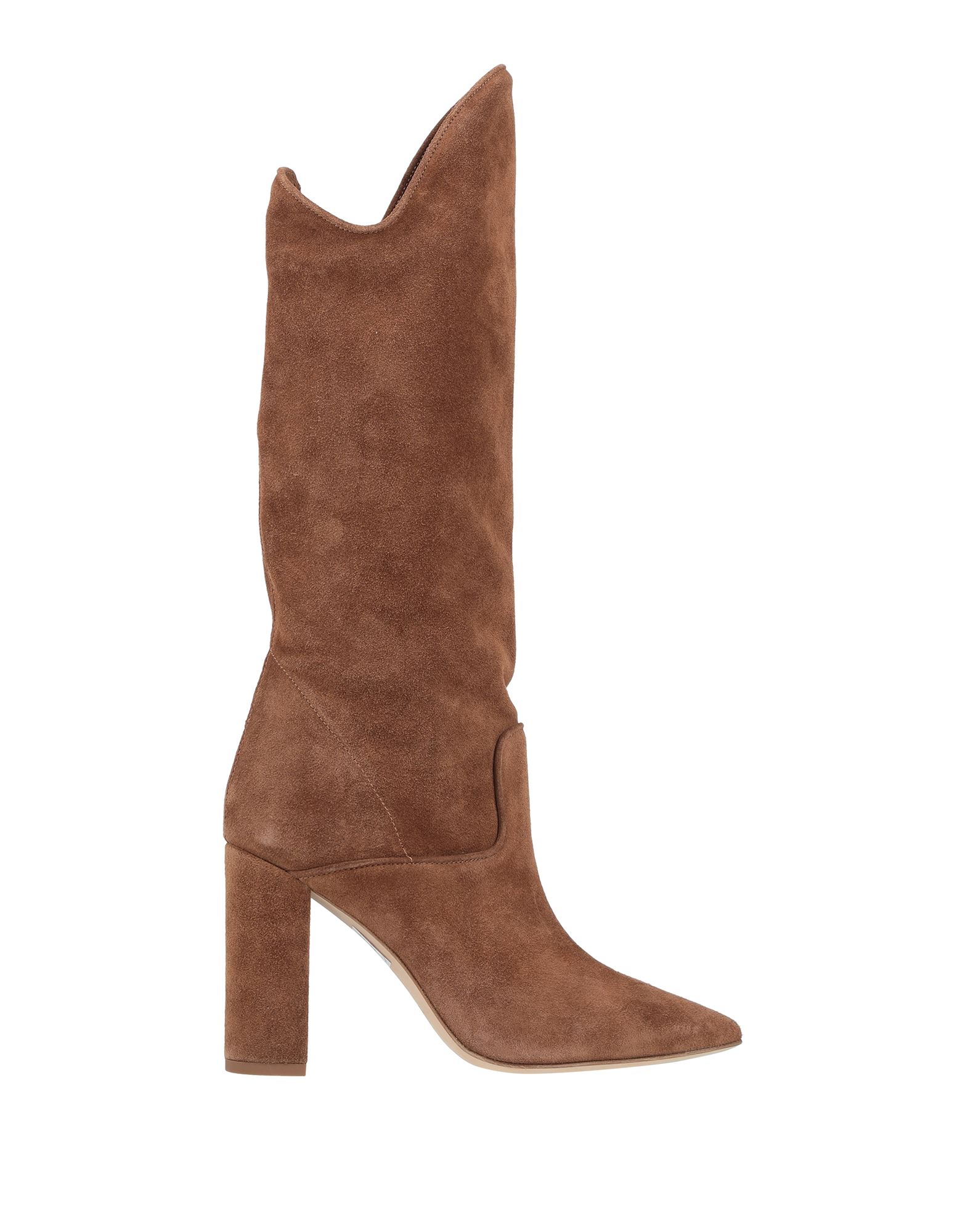 By A. Knee Boots In Camel
