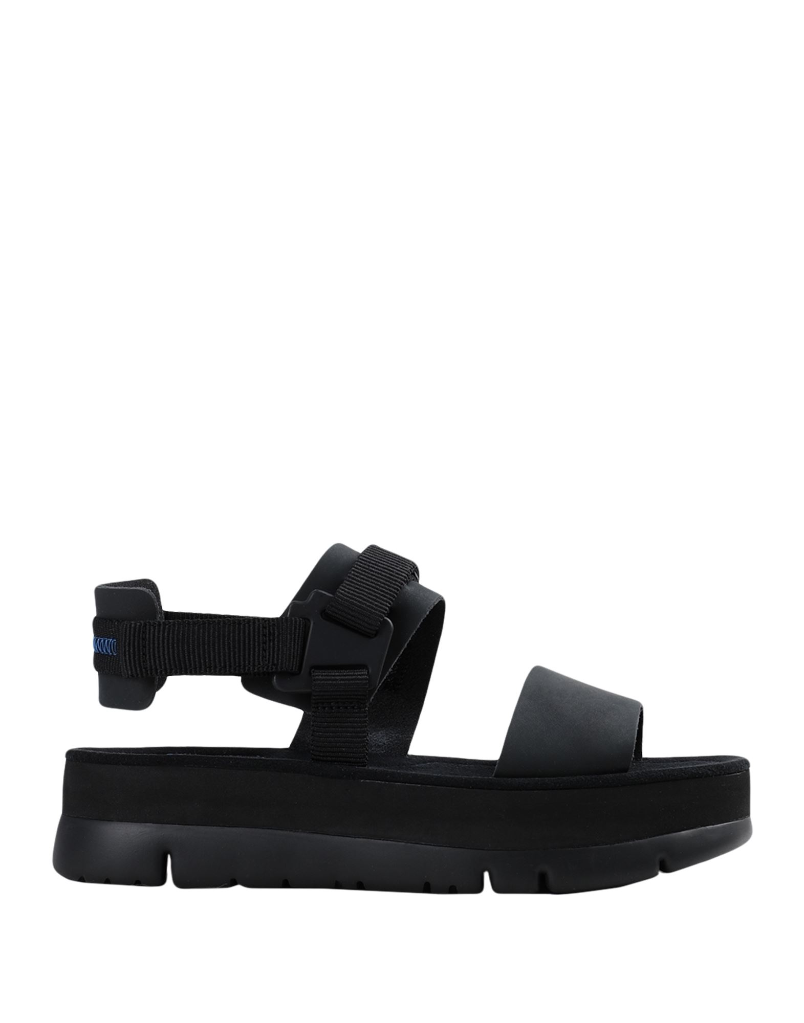 Camper Oruga Up Platform Sport Sandal In Black