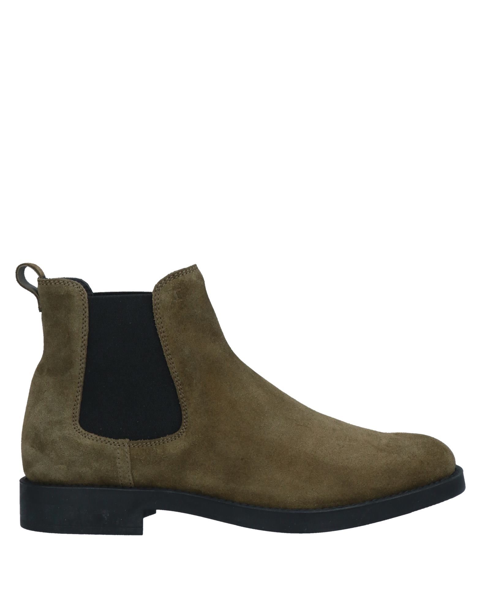 Tod's Ankle Boots In Military Green | ModeSens