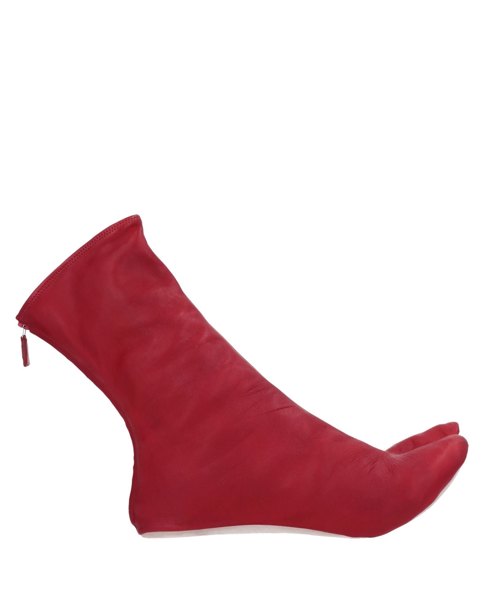 Prada Ankle Boots In Red