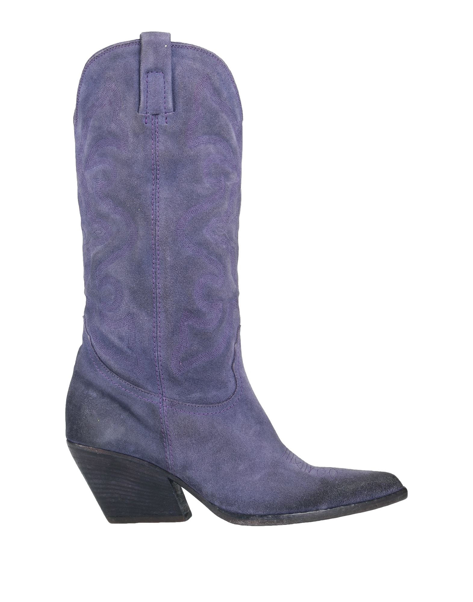 Elena Iachi Knee Boots In Purple