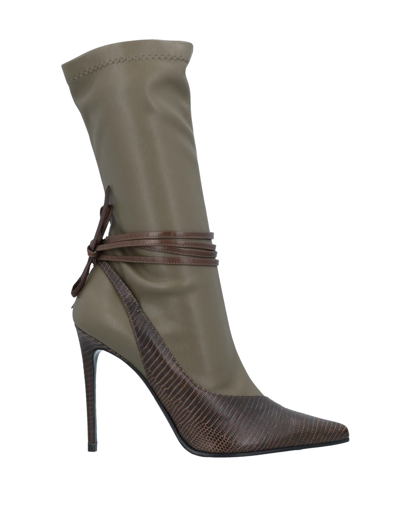 Aldo Castagna Ankle Boots In Military Green