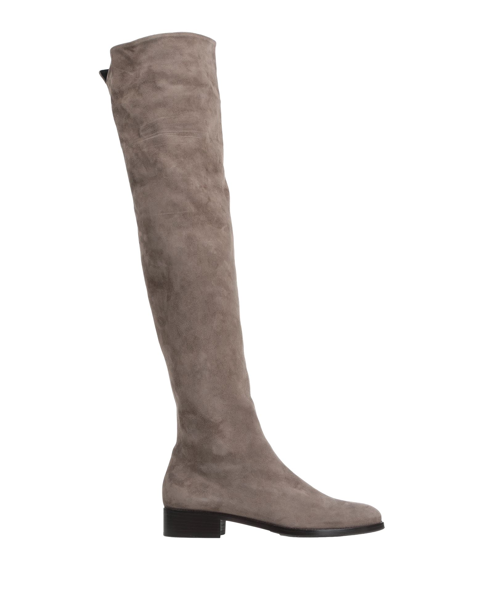 Pavin Knee Boots In Dove Grey