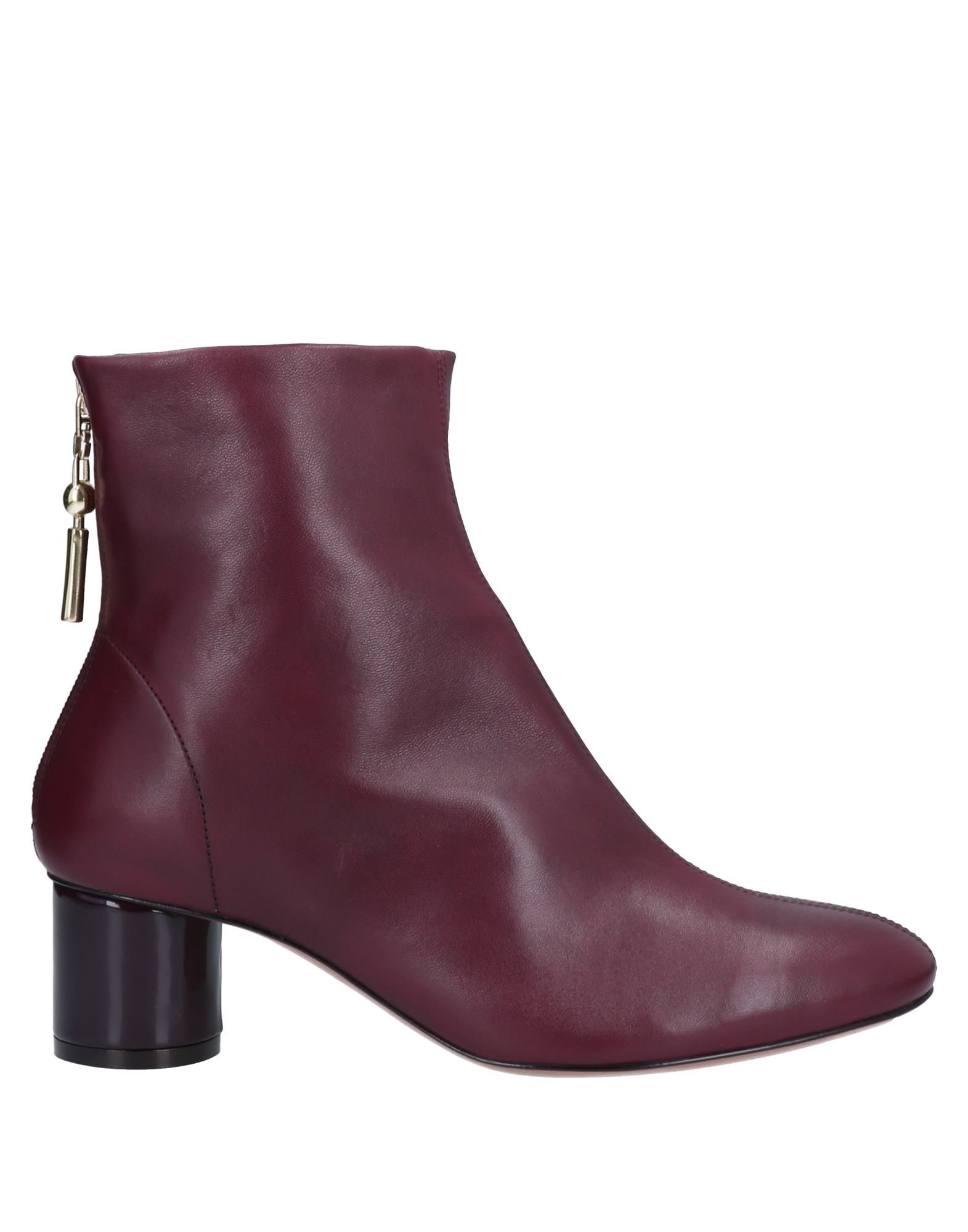 Anna Baiguera Ankle Boots In Maroon