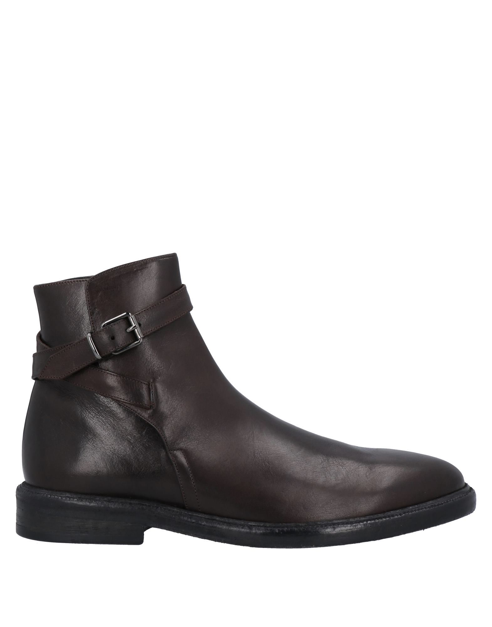Burberry Ankle Boots In Dark Brown