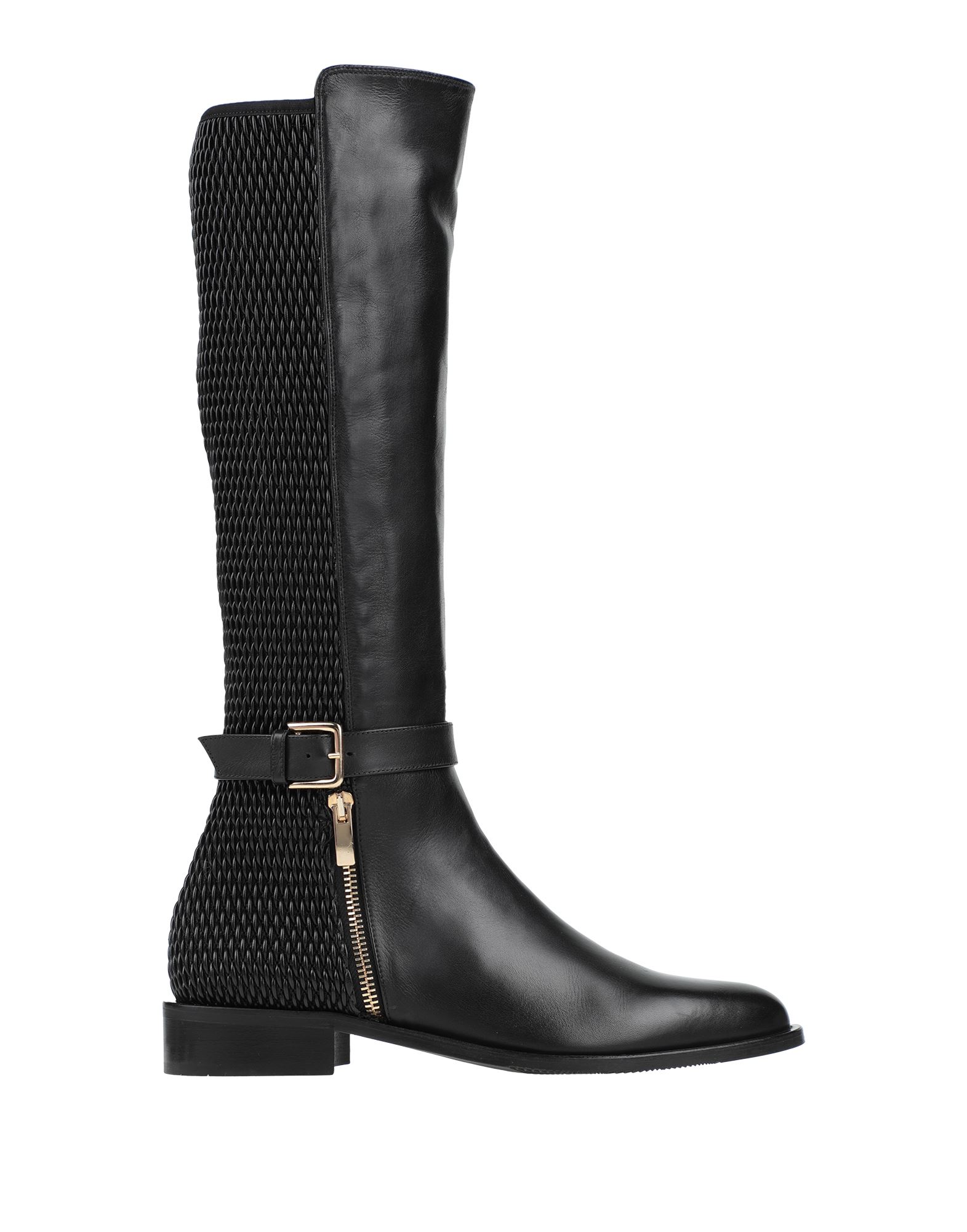 Evaluna Knee Boots In Black