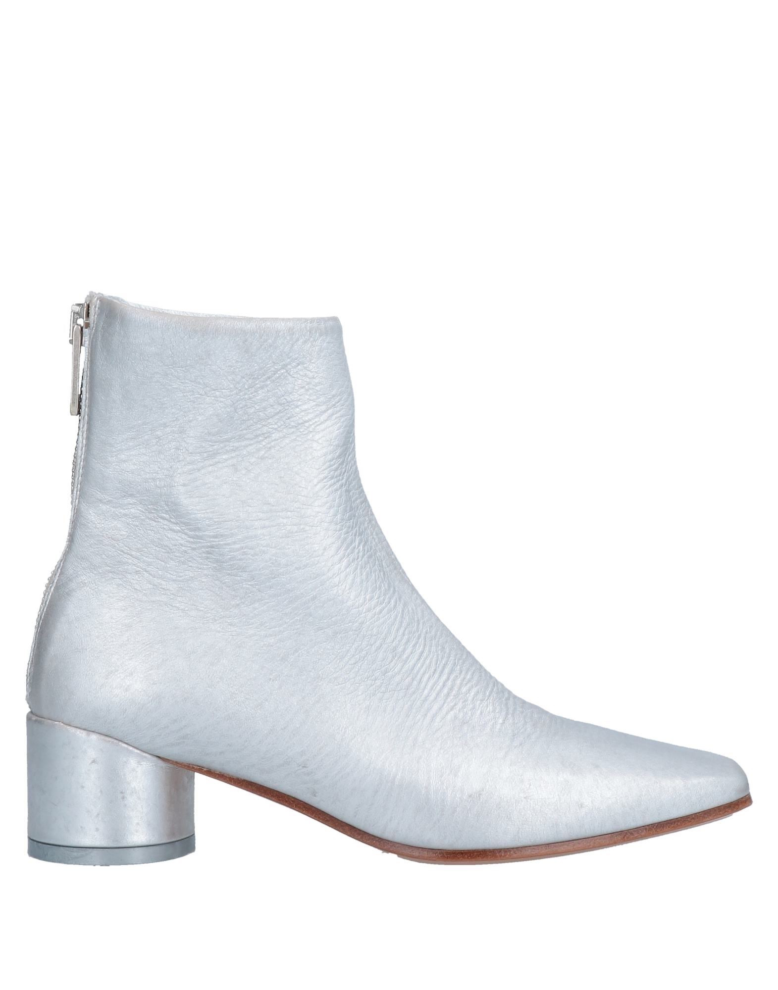 Mm6 Maison Margiela Ankle Boots In Silver | ModeSens