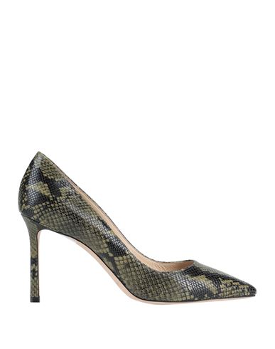 Jimmy Choo Woman Pumps Military Green Size 11 Soft Leather