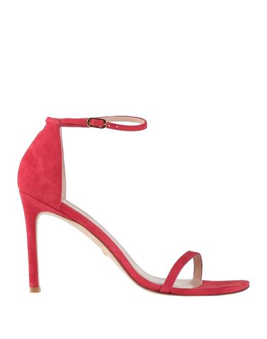 Shop Stuart Weitzman Woman Sandals Red Size 10.5 Leather