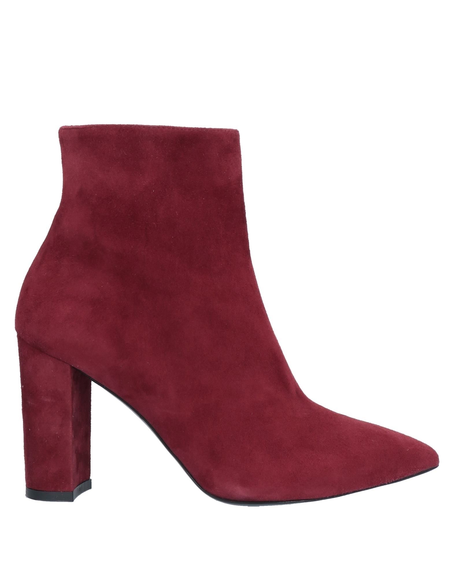Gianni Marra Ankle Boots In Maroon