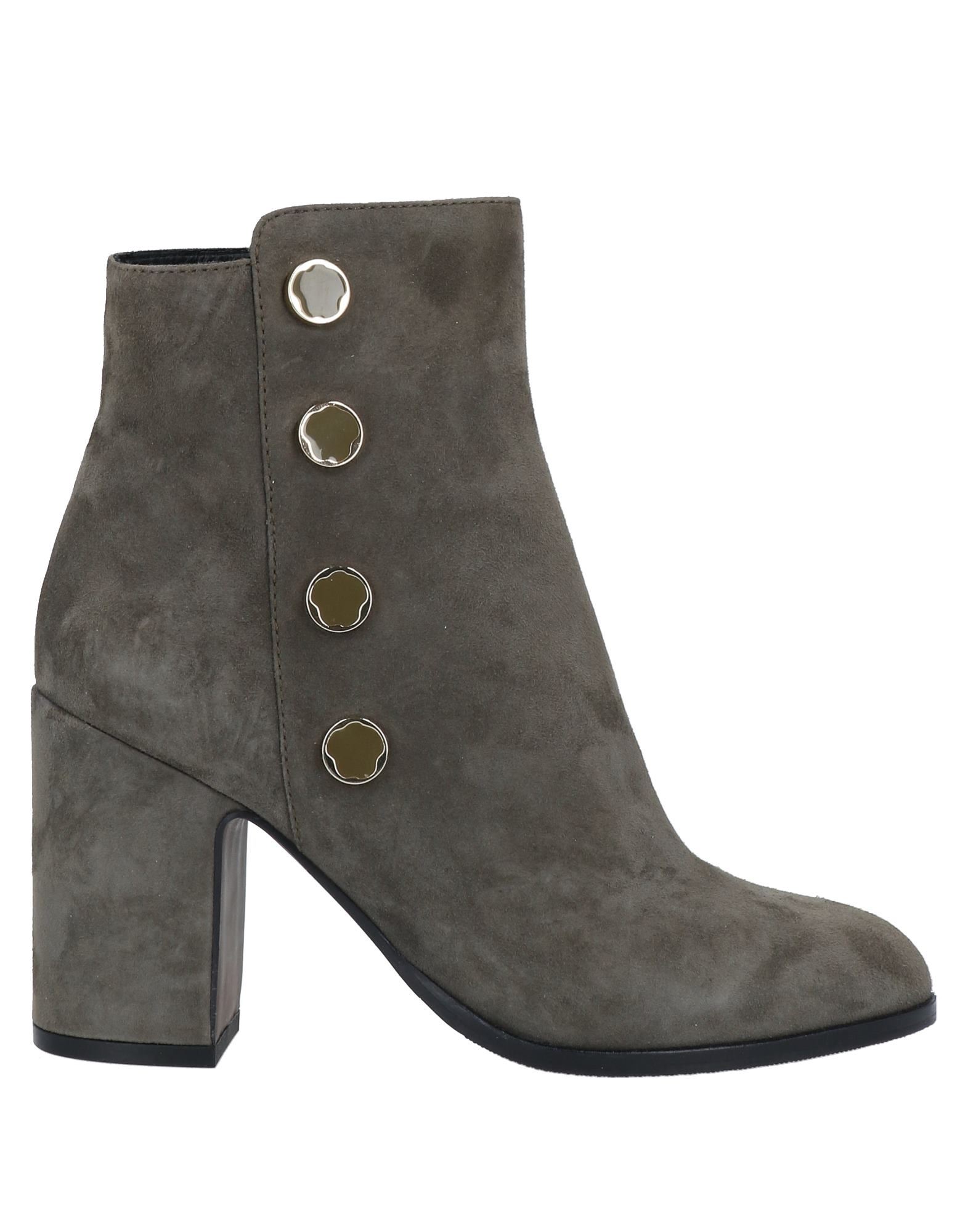 Adele Dezotti Ankle Boots In Grey