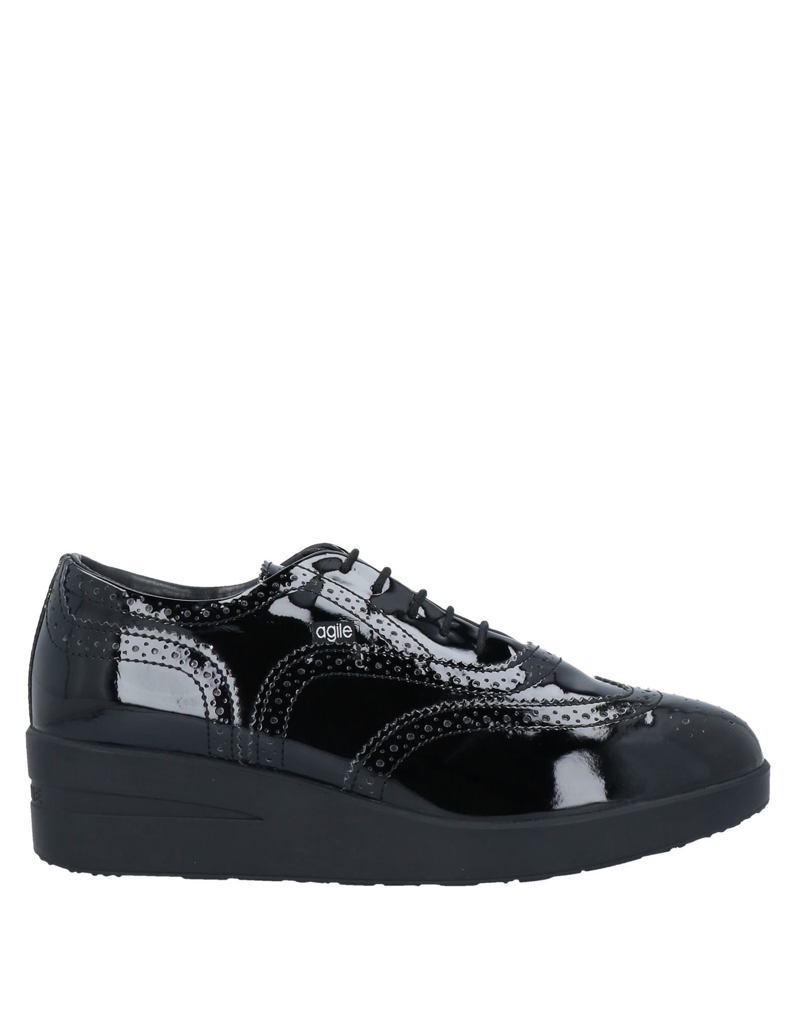 Agile By Rucoline Lace-up Shoes In Black