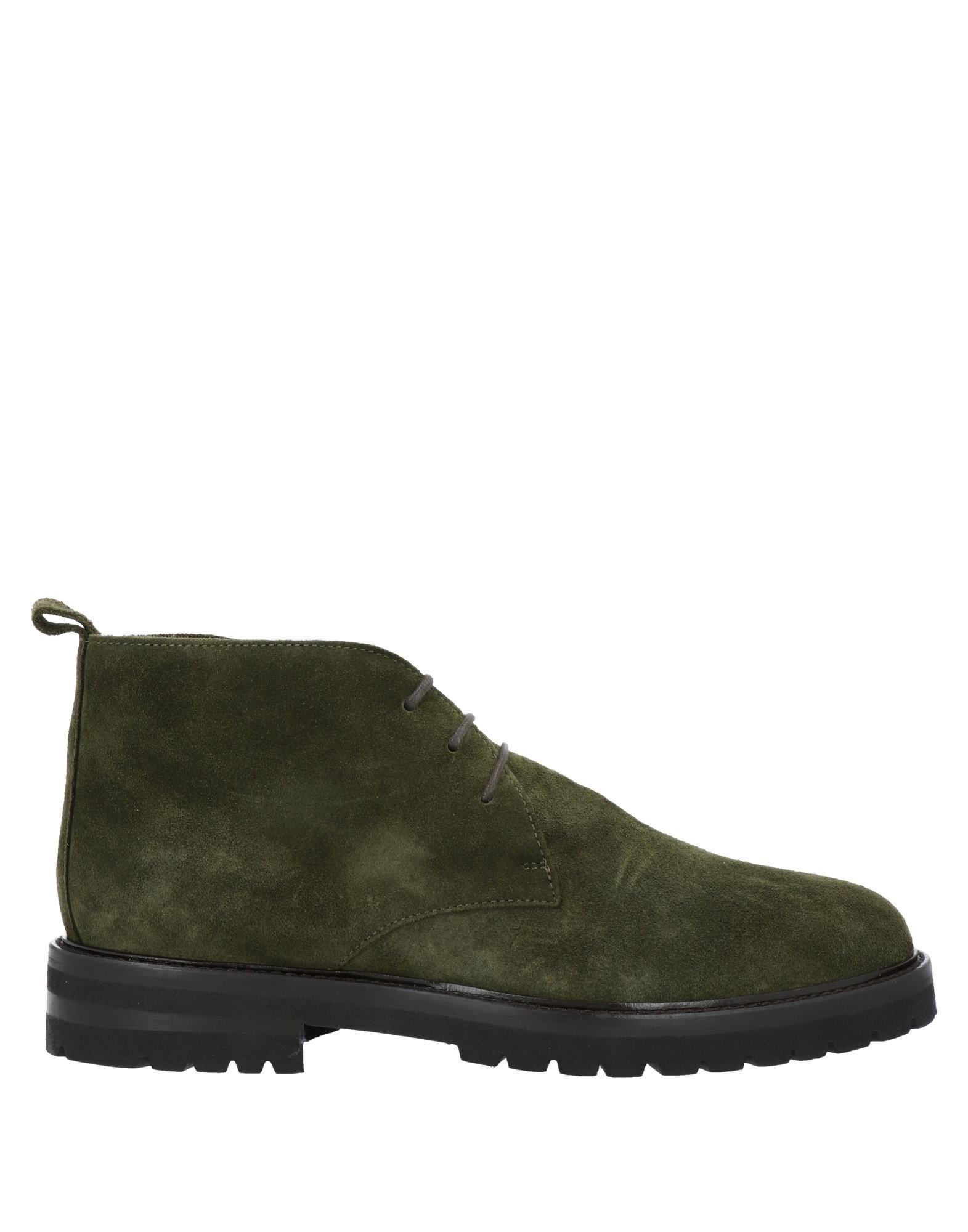 Manifatture Etrusche Ankle Boots In Military Green