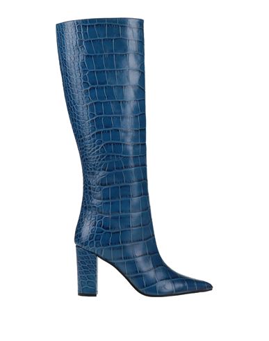 Aldo Castagna Woman Knee Boots Blue Size 9 Soft Leather