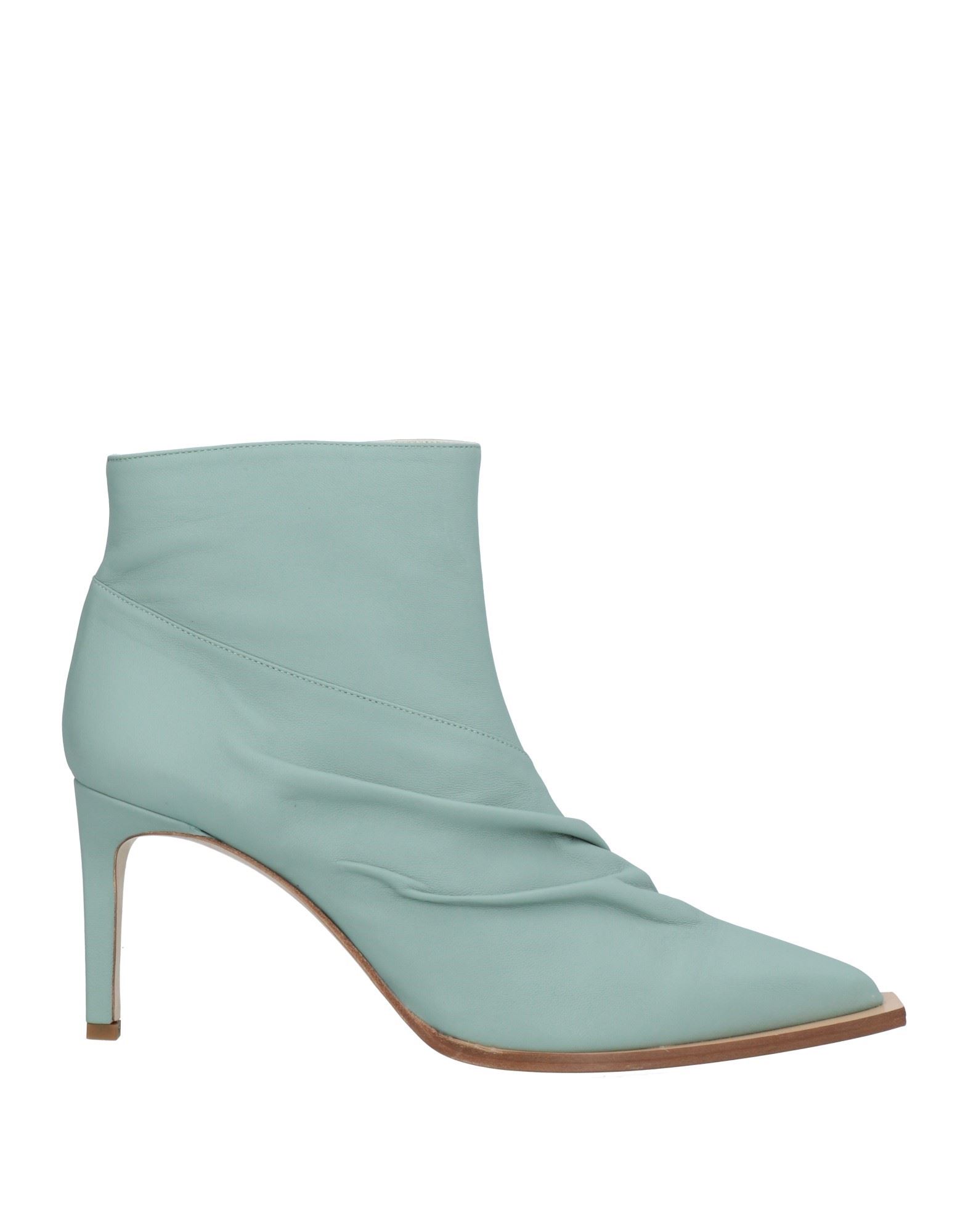 Tibi Ankle Boots In Sky Blue