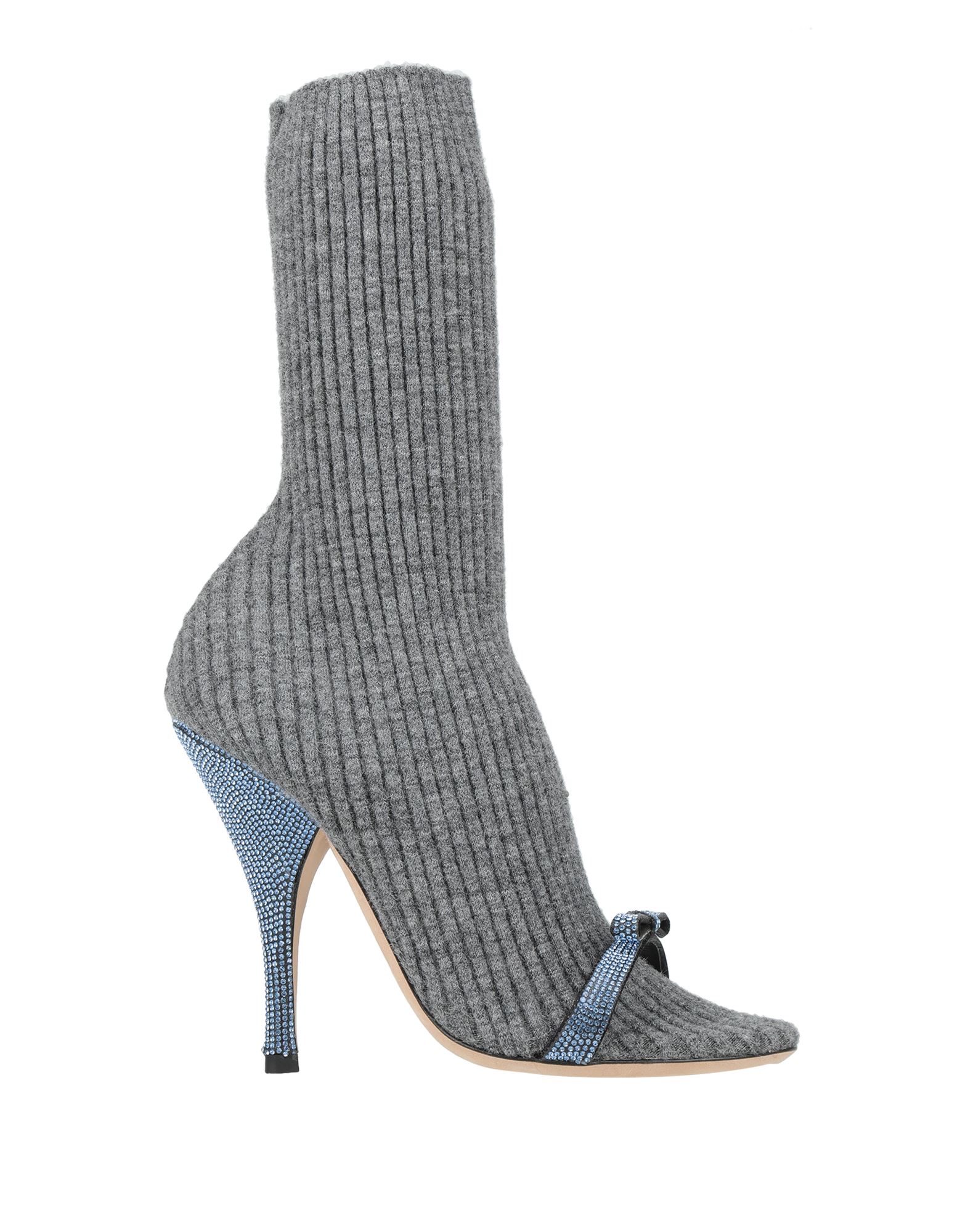 Marco De Vincenzo Ankle Boots In Grey
