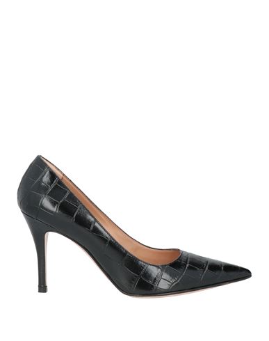 Roberto Festa Woman Pumps Black Size 10 Leather