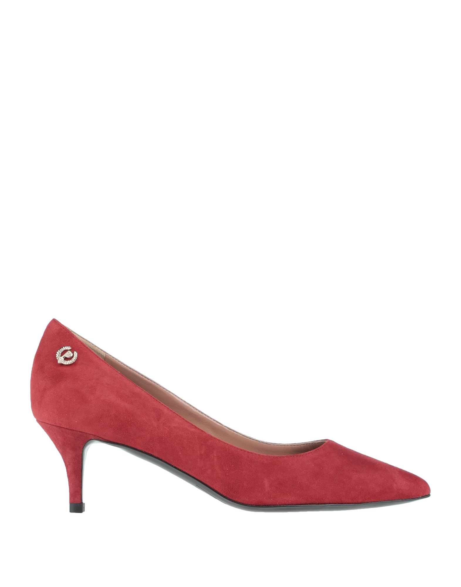 Shop Pollini Woman Pumps Red Size 6.5 Soft Leather