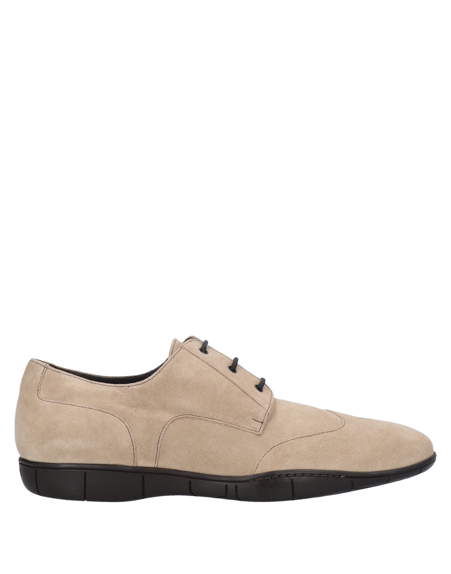 A.testoni Lace-up Shoes In Sand